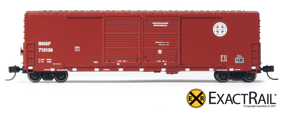 HO Scale: Gunderson 5200 Box Car - BNSF