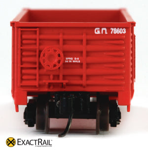 X - N - Gunderson 2420 Gondola : GN - ExactRail Model Trains - 6