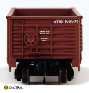 X - N - Gunderson 2420 Gondola : ATSF - ExactRail Model Trains - 6