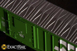 N - Evans-USRE 5277 Boxcar (Early) : BN - ExactRail Model Trains - 3