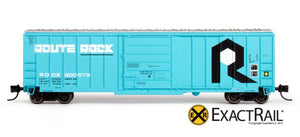 N - Evans-USRE 5277 Boxcar (Early) : RI - ExactRail Model Trains - 2