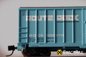 N - Evans-USRE 5277 Boxcar (Early) : RI - ExactRail Model Trains - 6