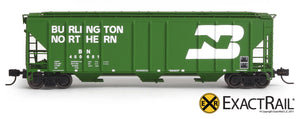 X - N - PS-2CD 4427 Covered Hopper : BN - ExactRail Model Trains - 4