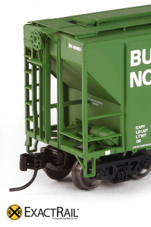 X - N - PS-2CD 4427 Covered Hopper : BN - ExactRail Model Trains - 2