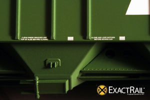 X - N - PS-2CD 4427 Covered Hopper : BN - ExactRail Model Trains - 3