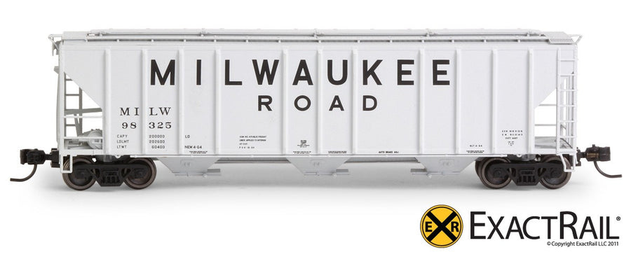 N Scale: PS-2CD 4427 Covered Hopper - MILW