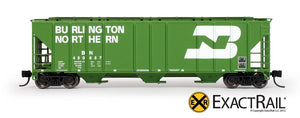 N - PS-2CD 4427 Covered Hopper : BN - ExactRail Model Trains - 2