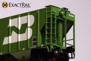 N - PS-2CD 4427 Covered Hopper : BN - ExactRail Model Trains - 5