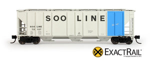 N - PS-2CD 4427 Covered Hopper : SOO - ExactRail Model Trains - 2