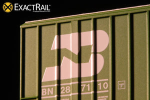 N - Gunderson 6269 High Cube Boxcar : BN - ExactRail Model Trains - 6