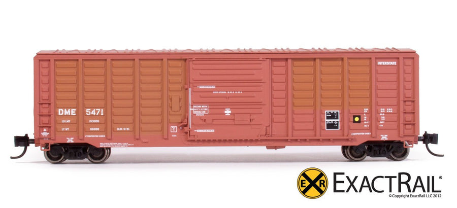 N Scale: PS 50' Waffle Boxcar - DME