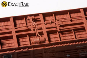 N - PS 50' Waffle Boxcar : DME - ExactRail Model Trains - 4
