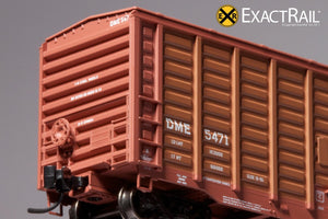 N - PS 50' Waffle Boxcar : DME - ExactRail Model Trains - 5