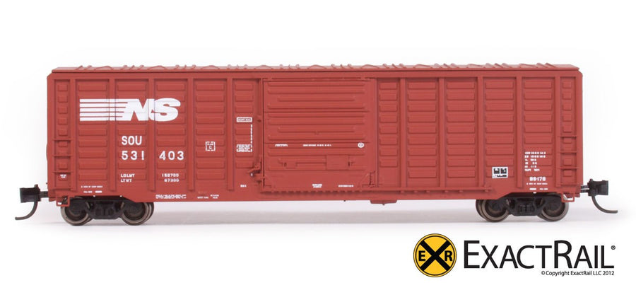 N Scale: PS 50' Waffle Boxcar - NS