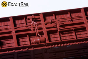 N - PS 50' Waffle Boxcar : NS - ExactRail Model Trains - 4