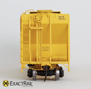 X - PS-2CD 4427 Covered Hopper : MILW - ExactRail Model Trains - 6