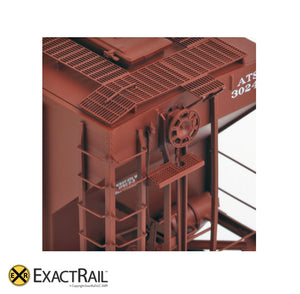X - PS-2CD 4427 Covered Hopper : ATSF - ExactRail Model Trains - 5
