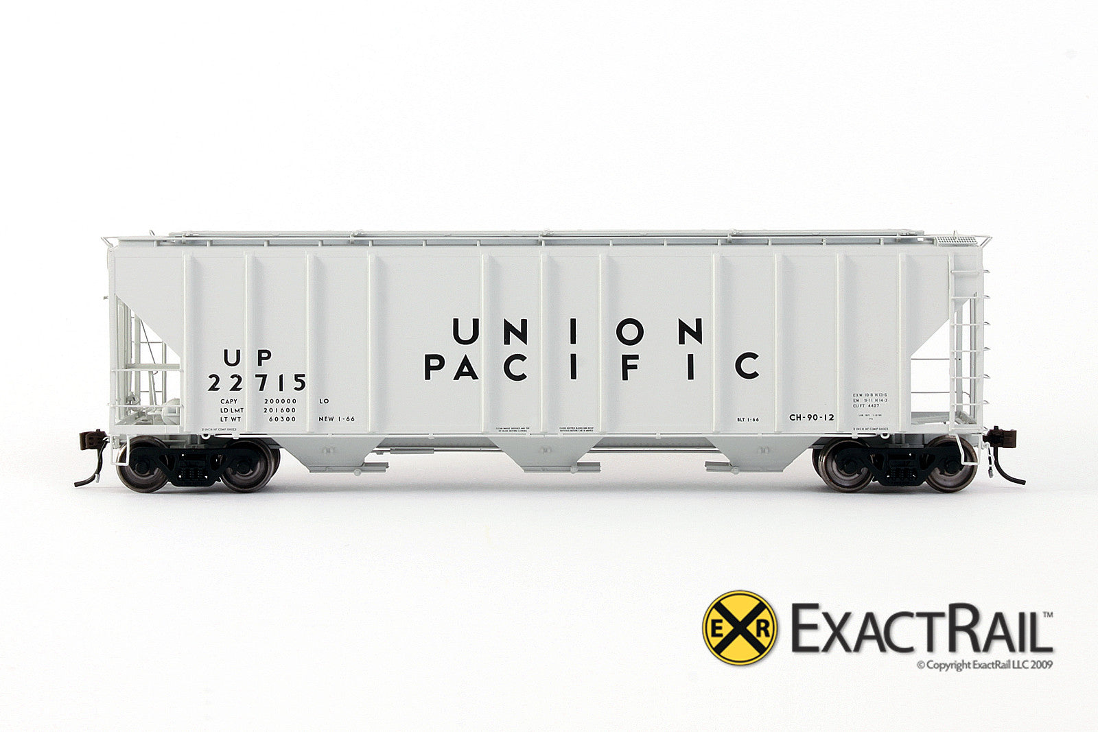 Union Pacific 4 Bay Hopper 3 Pack A Union Pacific 4 Bay Hopper 3 Pack A