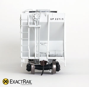 X - PS-2CD 4427 Covered Hopper : UP - ExactRail Model Trains - 7