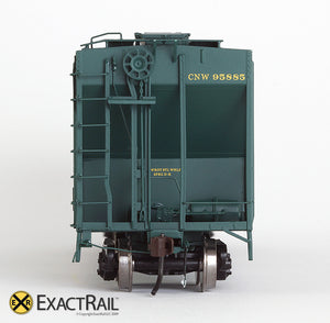 X - PS-2CD 4427 Covered Hopper : CNW - ExactRail Model Trains - 5
