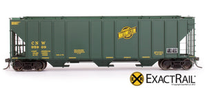 PS-2CD 4427 Covered Hopper : CNW - ExactRail Model Trains - 2