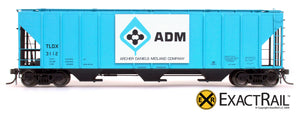 X - PS-2CD 4427 Covered Hopper : ADM - ExactRail Model Trains - 2
