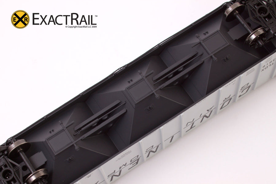 X - PS-2CD 4427 Covered Hopper : Continental - ExactRail Model Trains - 1