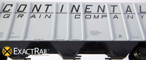 X - PS-2CD 4427 Covered Hopper : Continental - ExactRail Model Trains - 5