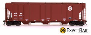 X - PS-2CD 4427 Covered Hopper : BNSF - ExactRail Model Trains - 4