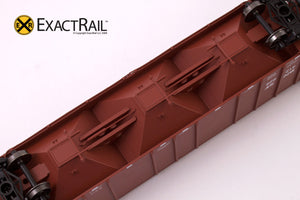 X - PS-2CD 4427 Covered Hopper : BNSF - ExactRail Model Trains - 6