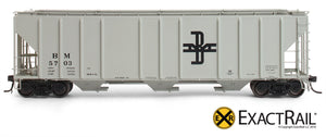 X - PS-2CD 4427 Covered Hopper : B&M - ExactRail Model Trains - 3