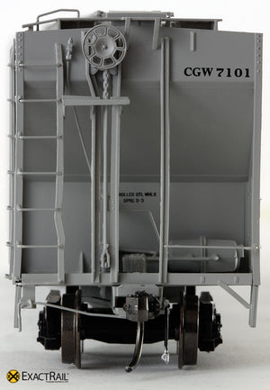 X - PS-2CD 4427 Covered Hopper : CGW - ExactRail Model Trains - 2