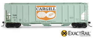 X - PS-2CD 4427 Covered Hopper : Cargill - ExactRail Model Trains - 3