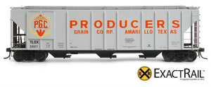 PS-2CD 4427 Covered Hopper : TLDX : Producers - ExactRail Model Trains - 2