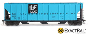 PS-2CD 4427 Covered Hopper : TLDX : Louis Dreyfus Co. - ExactRail Model Trains - 2