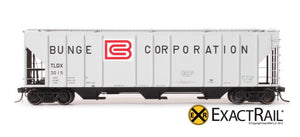 PS-2CD 4427 Covered Hopper : TLDX : Bunge - ExactRail Model Trains - 2
