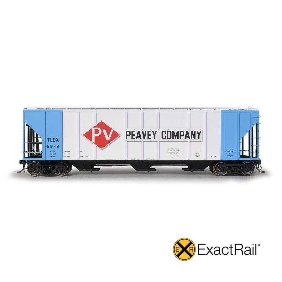 HO Scale: PS-2CD 4427 Covered Hopper - TLDX - Peavey '1964 As-Delivered'
