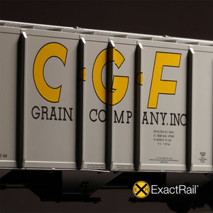 HO Scale: PS-2CD 4427 Covered Hopper - TLDX - GCF Grain Company '1964 As-Delivered'