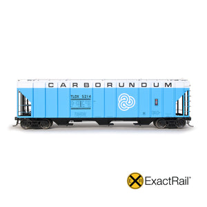 HO Scale: PS-2CD 4427 Covered Hopper - TLDX - Carborundum '1968 Repaints'