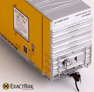X - Greenville 60' Double Plug Door Box Car : UP - ExactRail Model Trains - 7