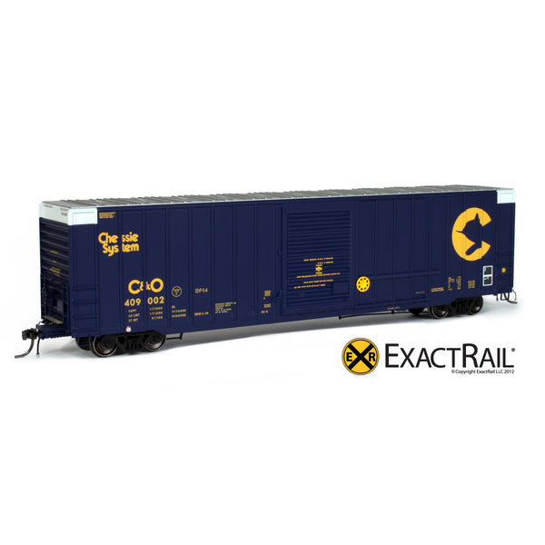 Berwick 7327 Boxcar Model Train HO | C&O | ExactRail - ExactRail Model ...