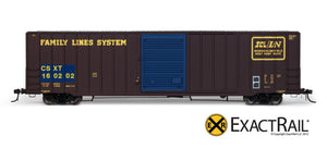 X - Berwick 7327 Box Car : CSXT - ExactRail Model Trains - 2