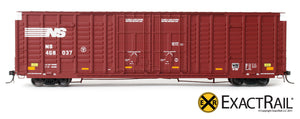 X - P-S 7315 Waffle Box Car : NS - ExactRail Model Trains - 6