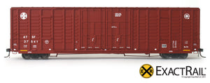 X - P-S 7315 Waffle Box Car : ATSF - ExactRail Model Trains - 6