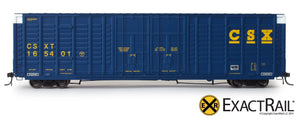 X - P-S 7315 Waffle Box Car : CSXT - ExactRail Model Trains - 2