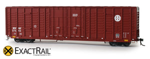 P-S 7315 Waffle Boxcar : BNSF - ExactRail Model Trains - 7