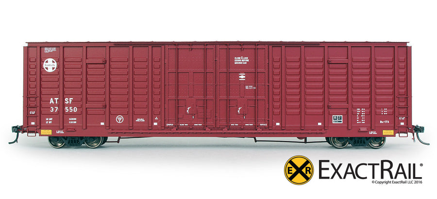 HO Scale: P-S 7315 Waffle Boxcar - ATSF