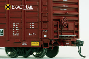 P-S 7315 Waffle Boxcar : ATSF - ExactRail Model Trains - 3
