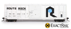 P-S 5344 Boxcar : ROCK - ExactRail Model Trains - 2