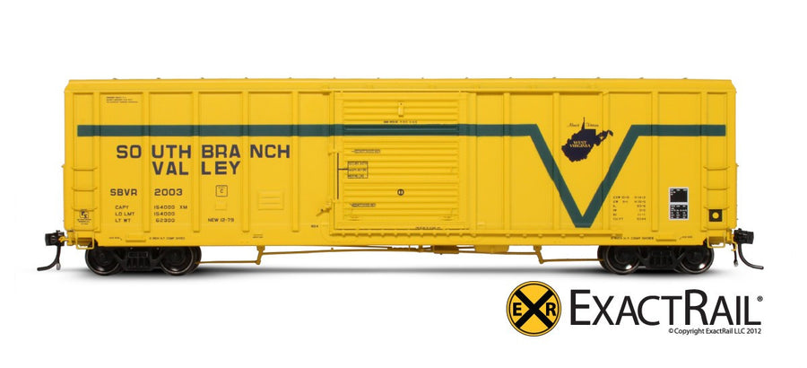 HO Scale: P-S 5344 Boxcar - South Branch Valley